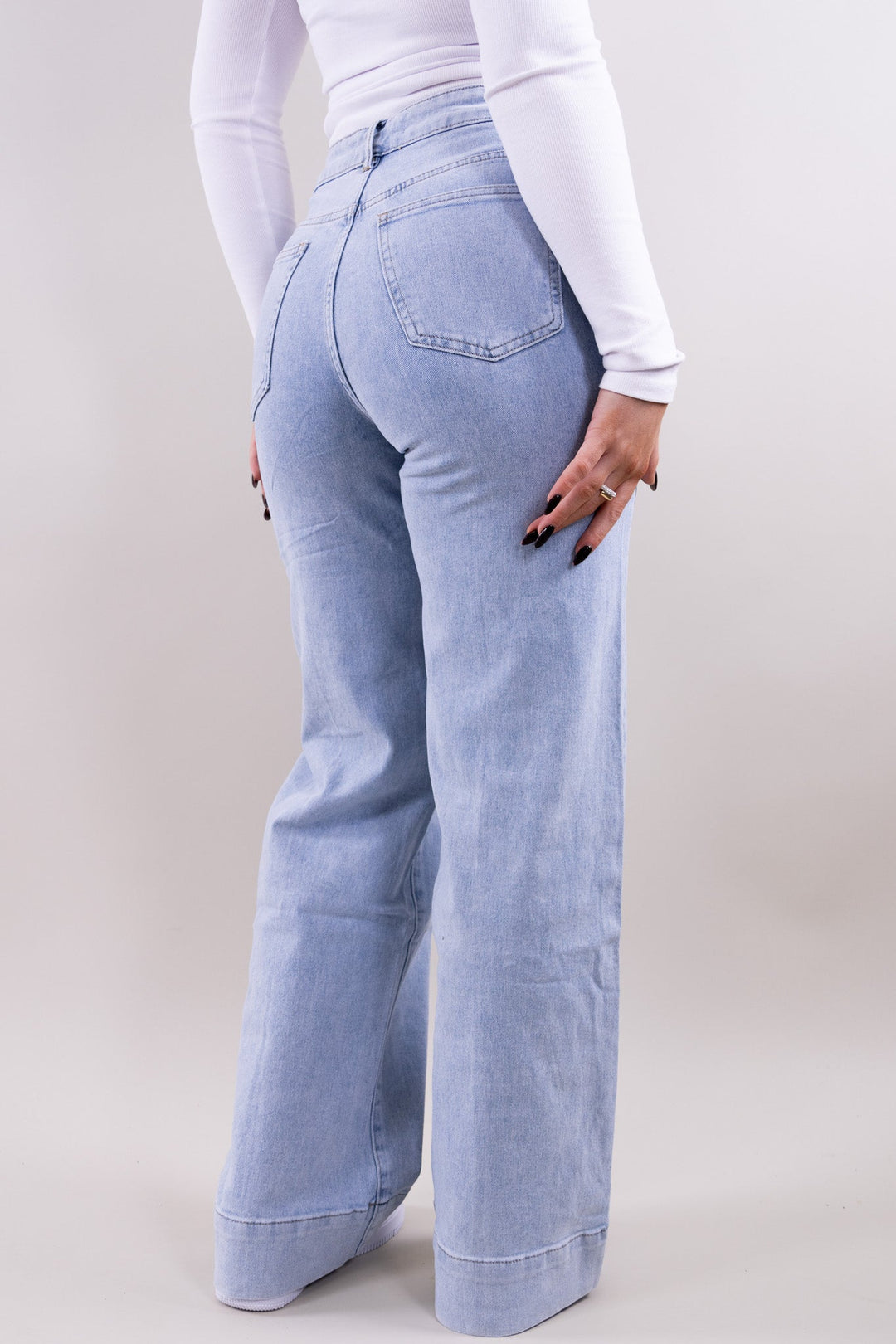 Yara wide leg jeans - stretch