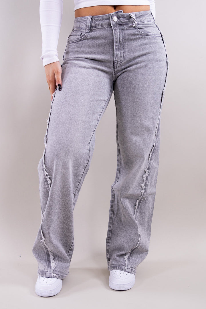 Britt wide leg jeans - stretch