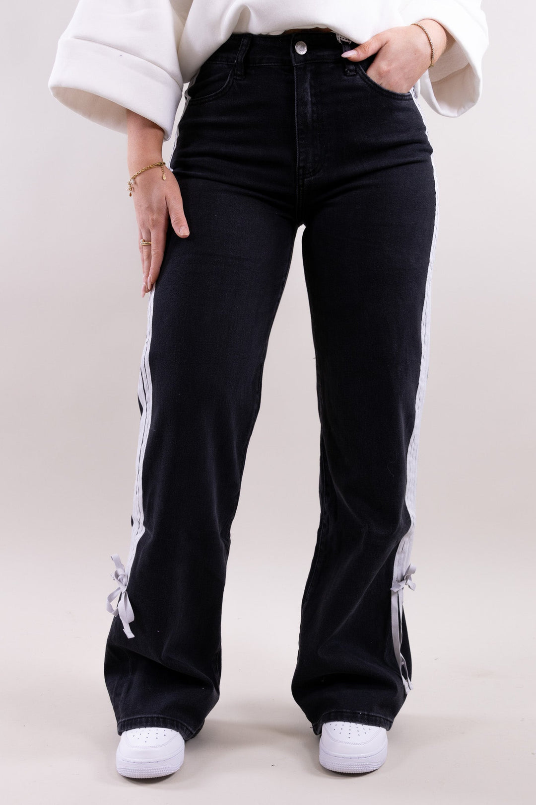 Rox wide leg jeans - stretch